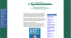 Desktop Screenshot of franklincountywastedistrict.org