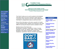 Tablet Screenshot of franklincountywastedistrict.org